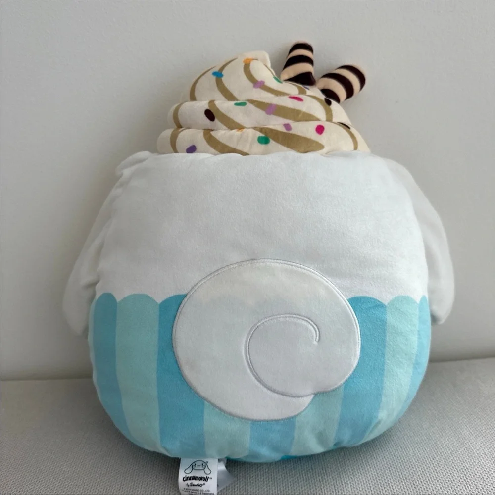 Squishmallows Cinnamoroll Ice Cream Sundae Plush Sanrio Hello Kitty 12” 2023